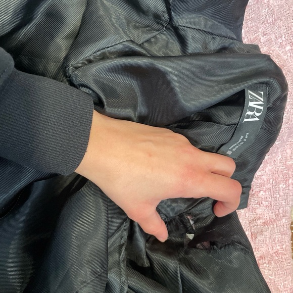 zara Pink and black tweed blazer size small - Picture 8 of 10